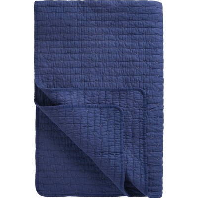 Ib Laursen Prešívaný Indigo Cross Stitches 180 x 130 cm