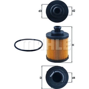 Olejový filter MAHLE ORIGINAL OX 418D (OX418D)