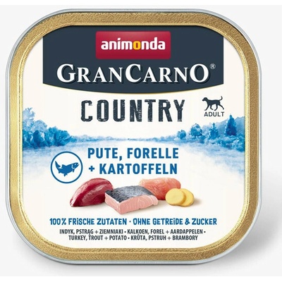 Animonda GranCarno Country Adult Dog morka pstruh a zemiaky 150 g