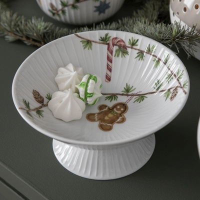Kähler Porcelánová mísa Hammershi Christmas 16 cm
