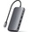 Satechi USB-C Multimedia Adapter M1 - мултифункционален USB-C хъб за свързване на допълнителна периферия за MacBook с M1 чип (тъмносив)