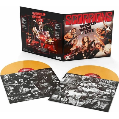 Scorpions • World Wide Live / Transparent Orange Vinyl LP