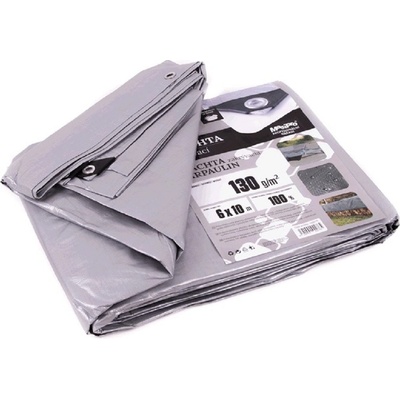 MasiPro Plachta 130g ŠEDÁ 4 x 5 m 102273