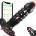 Paloqueth Anal Plug & Prostate Massager Thrusting & Vibrating with Remote Control Black