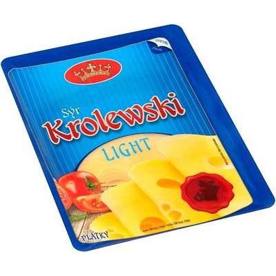 Krolewski Light 17% sýr švýcarského typu plátky 100 g