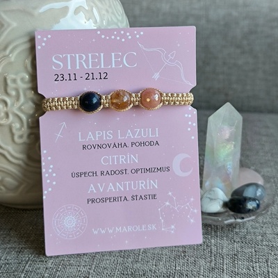 Marole Strelec (Lapis Lazuli, Citrín, Avanturín) 52749616120136