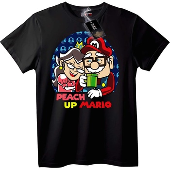 NOONEBRAND Тениска Peach и Mario - 6XL, White