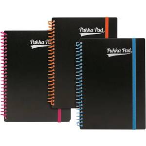 Pukka Pad Спирална тетрадка, a5, с правила, 100 листа, pukka pad, "Неонов тефтер" 7663-ppn (7663-ppn)