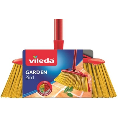 Vileda Брада, за открито, с дръжка, VILEDA "2в1 Garden" F25262 (F25262)