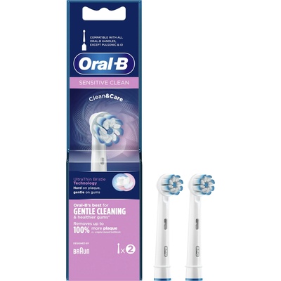 Oral-B Резервни глави Oral-B - Sensitive Clean UltraThin, 2 броя, бели (1100032445)