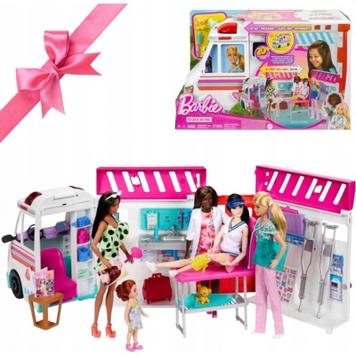 Mattel Barbie Sanitka a klinika 2 v 1 HKT79 – Zboží Dáma