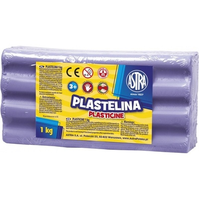 Astra Plastelína 1kg Fialová svetlá