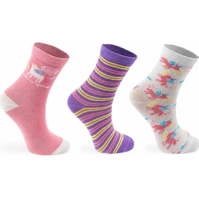 Pidilidi ponožky dívčí 3pack, PD0127, Holka