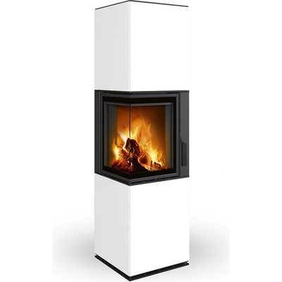 Romotop Designový krb HARMONY L HA Dělené sklo levé provedení včetně akumulace MAMMOTH Keramika