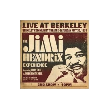 HENDRIX, JIMI, THE EXPERIENCE: LIVE AT BERKELEY CD