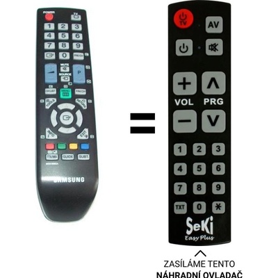 Dálkový ovladač Senior Samsung BN59-00865A, BN59-00684A – Hledejceny.cz