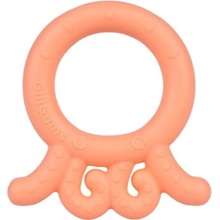 GiliGums Baby Octopus Teether marhulova 1 ks