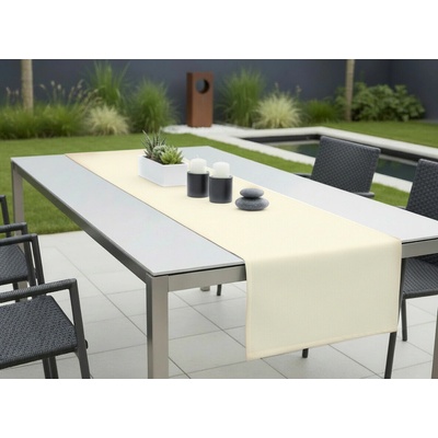 Mybesthome Venkovní běhoun ubrus Runner color 16 smetanová 40x140 cm