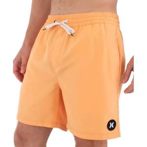Hurley Бански гащета Hurley Volley Icon Solid 17´´ swimming shorts - Orange (Nectarine)