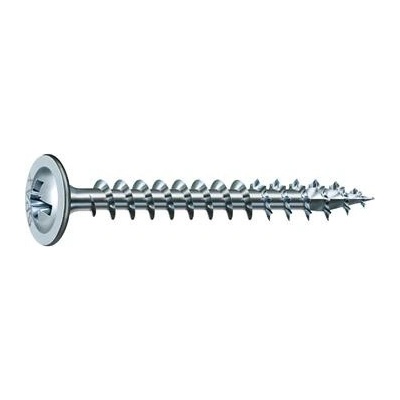SPAX vrut na skříňová záda, plný závit 4.0x 17 PZ2, Wirox stříbrná (2000 ks)