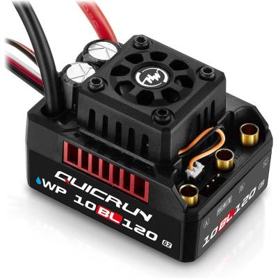 HOBBYWING Контролер безчетков Hobbywing QuicRun WP10BL120 G2 Brushless ESC 120A 2-4s HW30107200 (HW30107200)