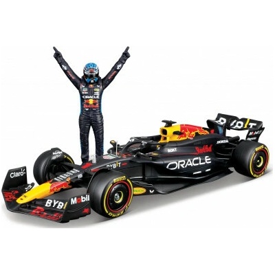 Bburago Bburago - RACE Formula F1 s figurkou jezdce Oracle Red Bull Racing RB20 (2024) 1 Verstappen 1:24