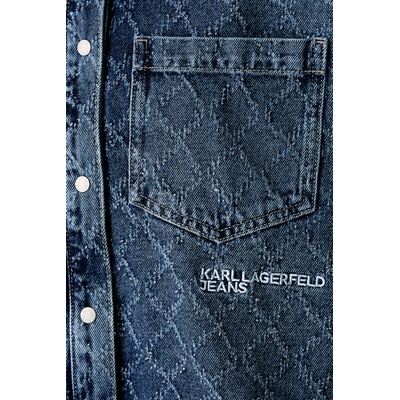 Karl Lagerfeld Jeans риза дамска от деним (B3W11008)