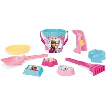 Wader Комплект за пясък 9 части Frozen