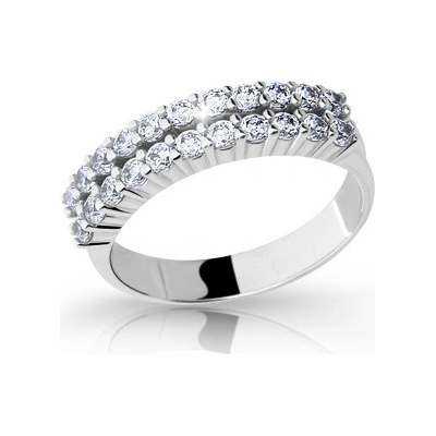 Steel Edge prsten stříbro se zirkony 2073