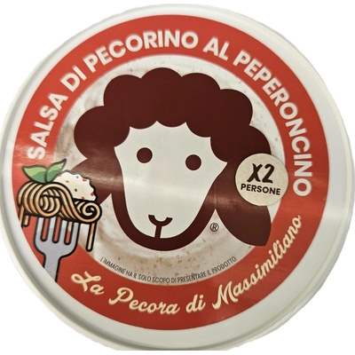 La pecora di massimiliano roztíratelný sýr pecorino s chilli papričkami 125 g