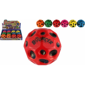 Loptička extrémne skákací meteorit pena 6cm 6 farieb 12ks v boxe