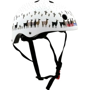 Kiddimoto Детска каска - Floral Llama (KMH105M)