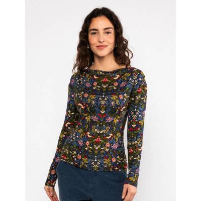 Dámské triko Blutsgeschwister 001263-227 02478 Wishful Waterfall whispered forest Multicolor