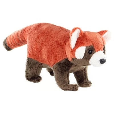 LAM Plyš Panda červená
