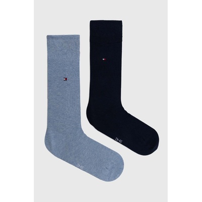 Tommy Hilfiger Чорапи Tommy Hilfiger (2 чифта) в синьо 371111129 (371111129)