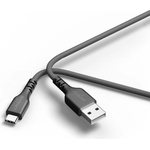 Hama uRage Кабел USB uFlex, USB-A - USB-C, 2.20 m, черен (219820) - caretech