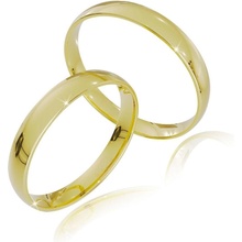 Blink Blink Hladké jednoduché obrúčky oblé žlté 5003 ZL L