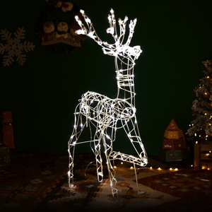 Brilagi - LED външна коледна украса LED/3, 6W/31/230V 2700K 75 см IP44 северен елен (BG2464)