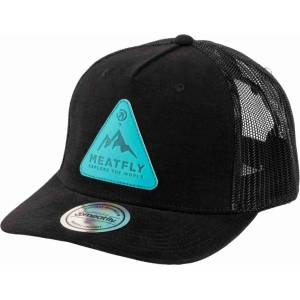 Meatfly шапка с равна козирка Hawkye Trucker Black Peak | Черна | Meatfly | Cheren | МЪЖЕ | ЕДИН РАЗМЕР