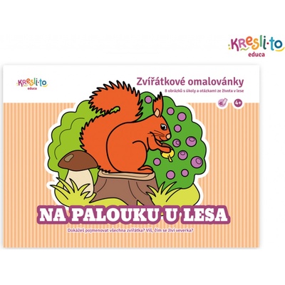 Kresli.to Zvířátkové omalovánky Na palouku u lesa – Hledejceny.cz