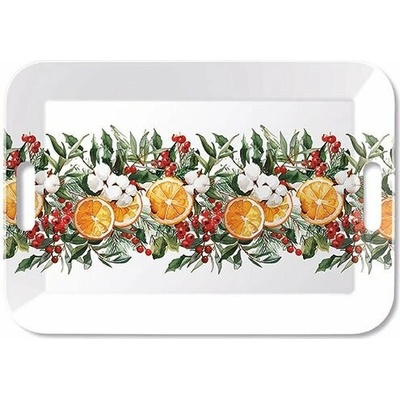 Ambiente Europe BV Podnos 33x47cm Vianoce pomaranče