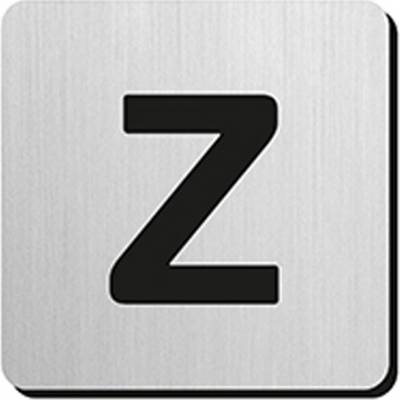 JNF - PIKTOGRAM PÍSMENO "Z" - IN.34.300 - 75 mm - nalepovacie NEM - nerez matná | MP-KOVANIA.sk