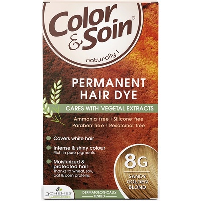 3 Chenes Color & Soin Боя за коса, 8G Пясъчнозлатисто рус цвят