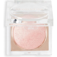 Makeup Revolution Beam Bright kompaktný púdrový rozjasňovač Pink Seduction 2,45 g