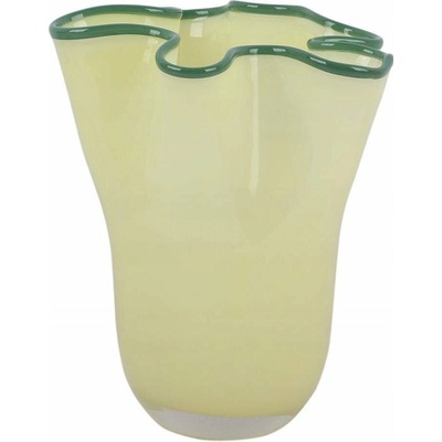 Art-Pol Skleněná váza RUFFLES, 22 cm