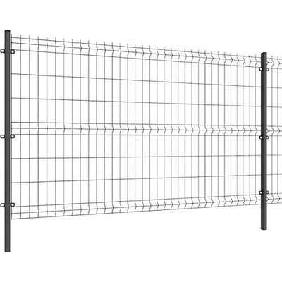 Plotový dílec Bravo 3D Zn 250 x 173 cm antracit