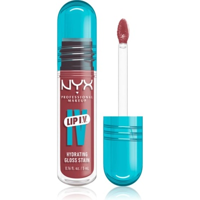 NYX Cosmetics Lip IV дълготраен гланц за устни с хидратиращ ефект цвят Petal Pourin' 5ml