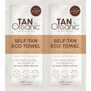 Tan Organic Samoopalovací ekologické ubrousky (Self Tan Eco Towel) 2 x 10 ml