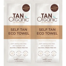 Tan Organic Samoopalovací ekologické ubrousky (Self Tan Eco Towel) 2 x 10 ml