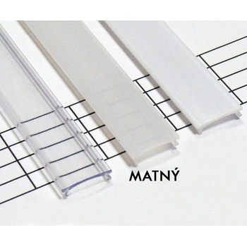 Berge Matný difuzor Klik pro profily 1 m LUMINESB2-K1000MR